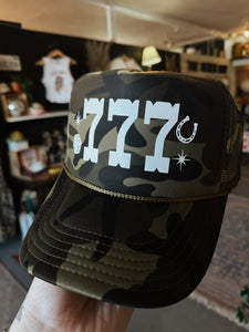 777 Lucky Number Trucker Hat