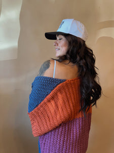 The Wonder Colorblock Cardigan