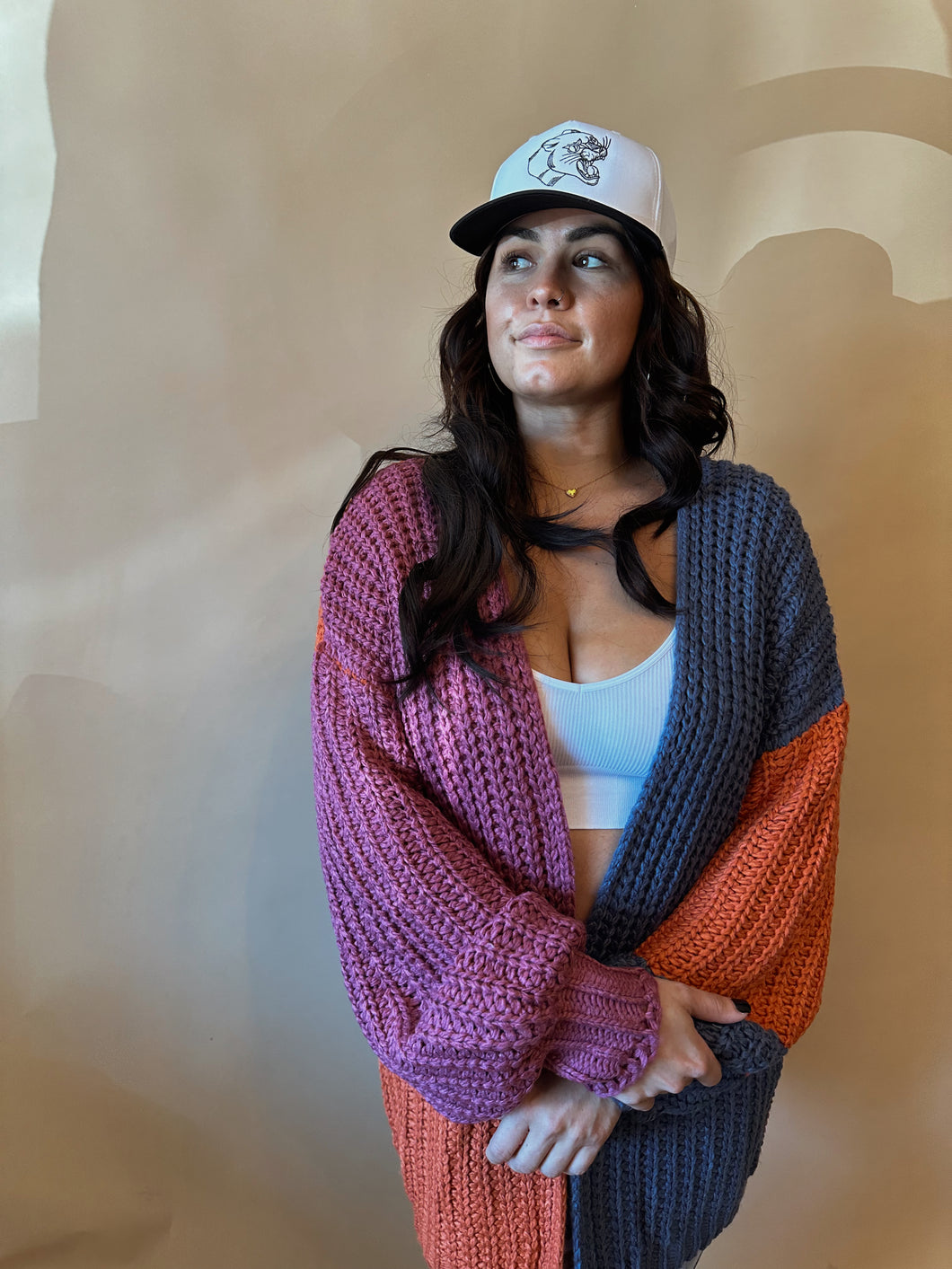 The Wonder Colorblock Cardigan