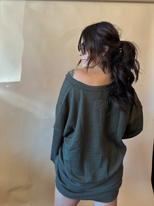 The Jade V-Neck Pullover