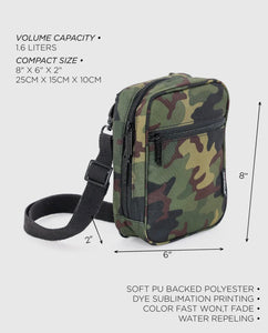 Camo Print Crossbody Bag