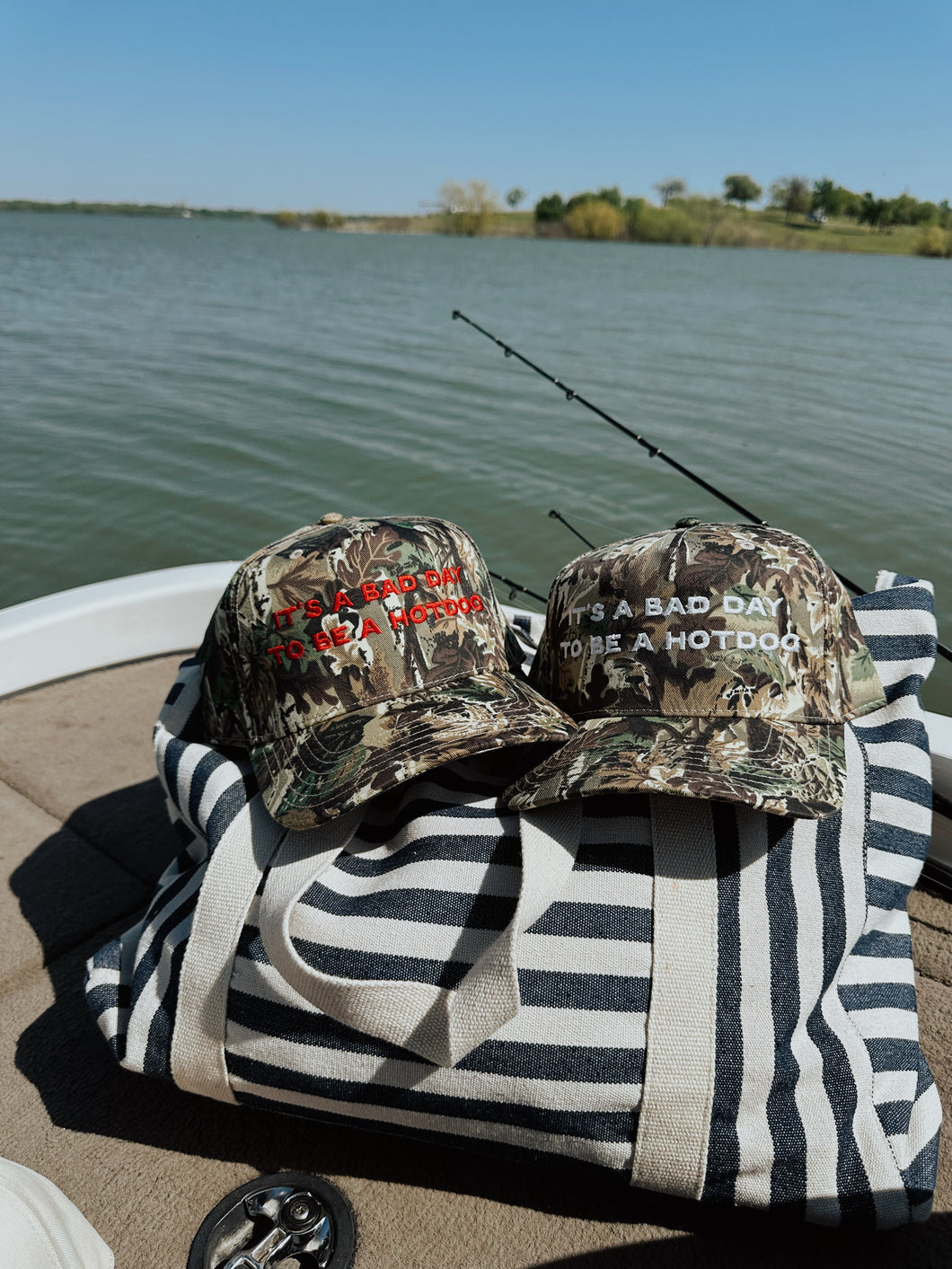 BAD DAY TO BE A HOT DOG Embroidered Trucker Hat