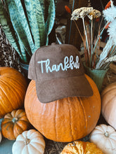 Load image into Gallery viewer, Thankful Corded Trucker Hat
