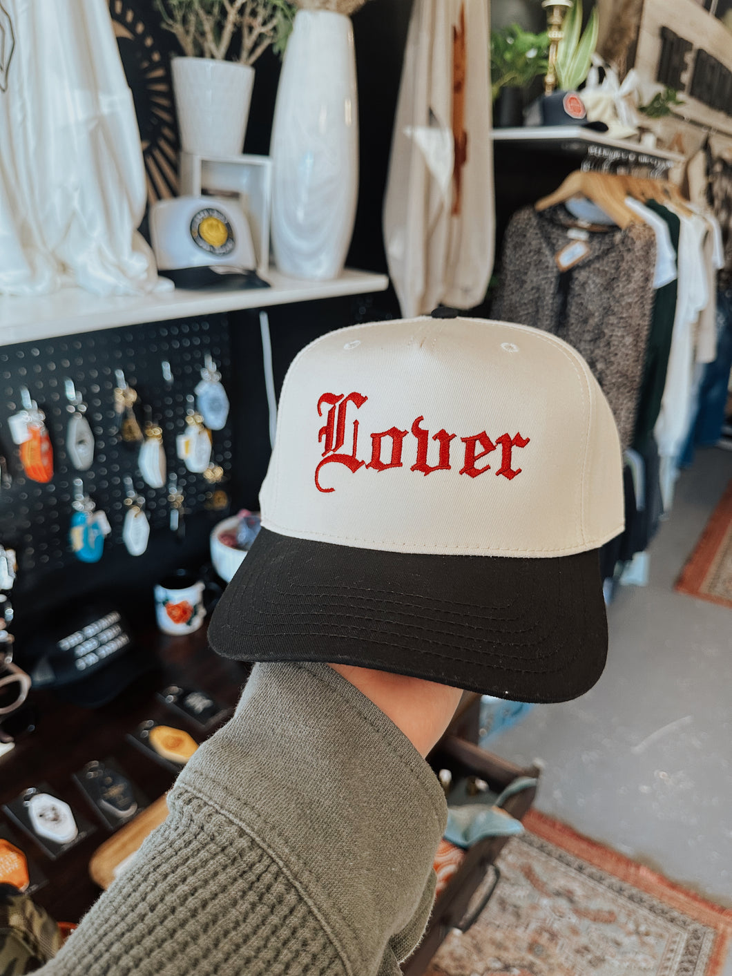 Lover Embroidered Trucker Hat