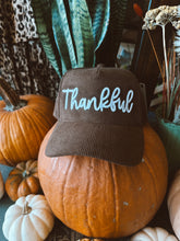Load image into Gallery viewer, Thankful Corded Trucker Hat
