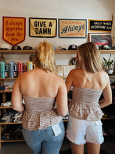 Load image into Gallery viewer, The Maddy Smocked Tube Top
