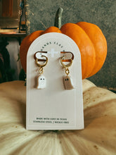 Load image into Gallery viewer, Ghost Huggie Earrings
