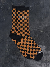 Load image into Gallery viewer, Burnt Out Checkered Socks
