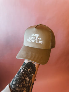 Slow Sundays Coffee Club Hat