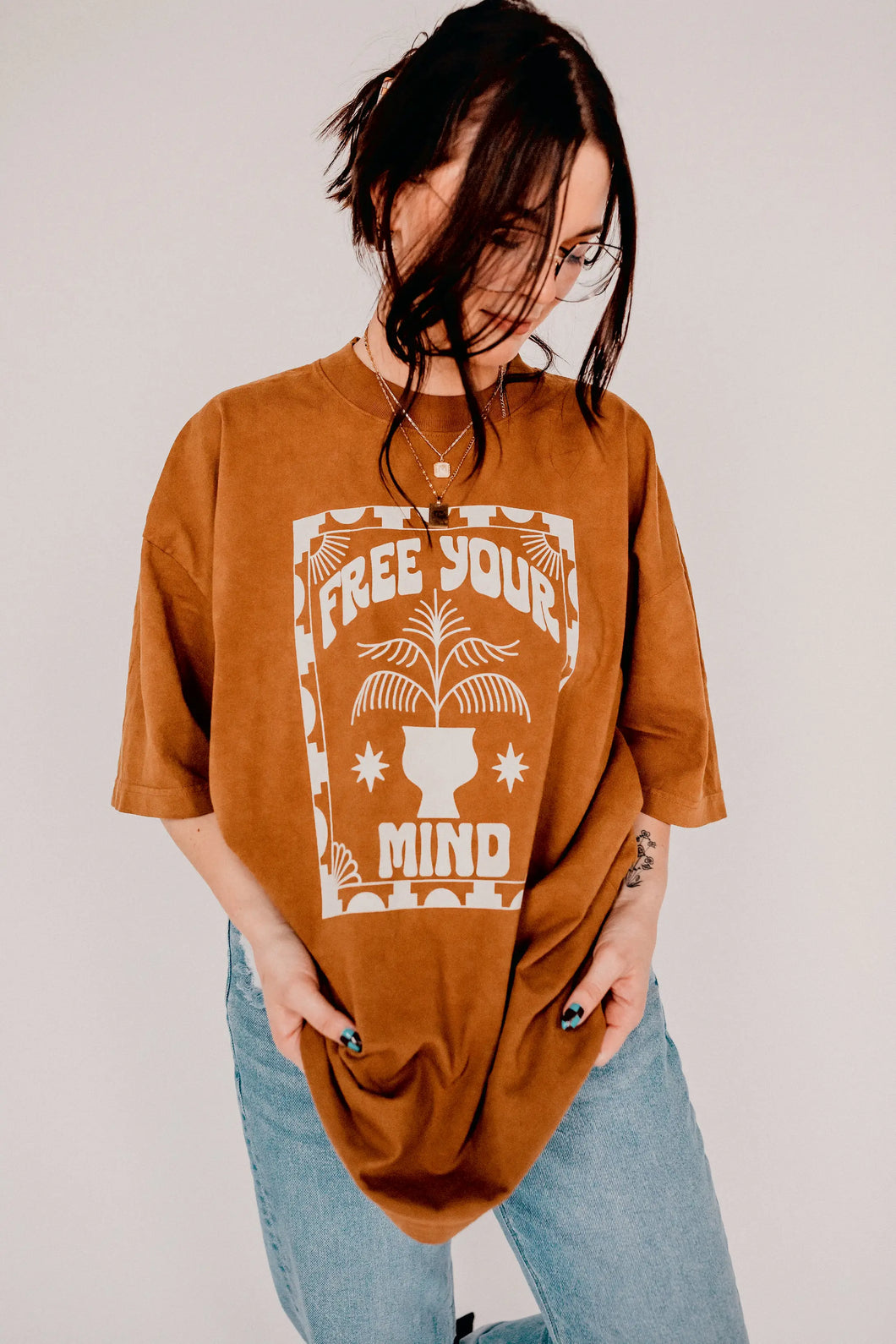Free Your Mind Oversized Tee