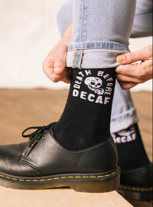 Death Before Decaf Socks