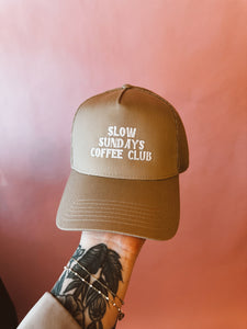 Slow Sundays Coffee Club Hat