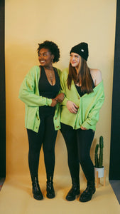 The Electric Girl Oversized Cardigan