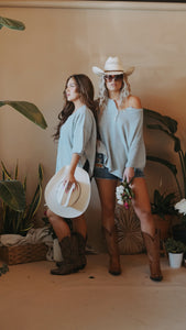 Love is a Cowboy Knit Top
