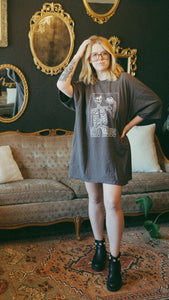 Dead Inside Oversized Graphic T Shirt