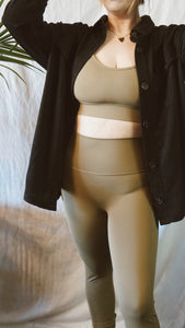 A Muted Taupe Workout Set